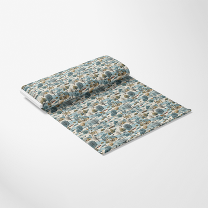 Winter Scenery Pattern 1 Quilting Cotton Fabric