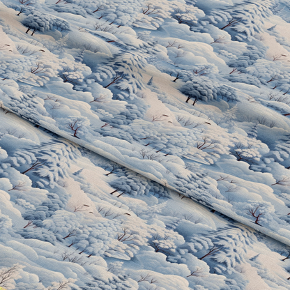Winter Scenery Pattern 20 Quilting Cotton Fabric