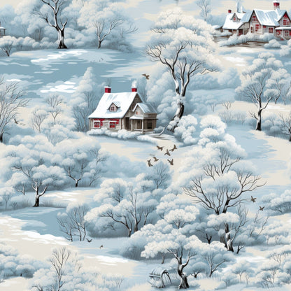 Frosted Pines Pattern 21 Minky Fabric