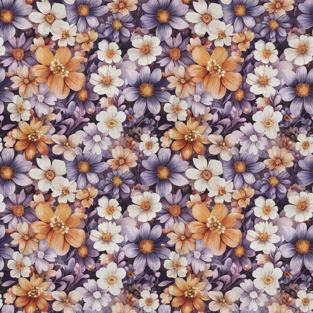 Twilight Meadow Pattern 1 Minky Fabric