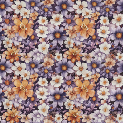 Twilight Meadow Pattern 1 Minky Fabric