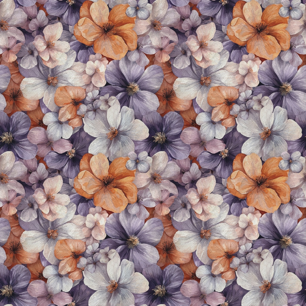 Twilight Meadow Pattern 3 Minky Fabric