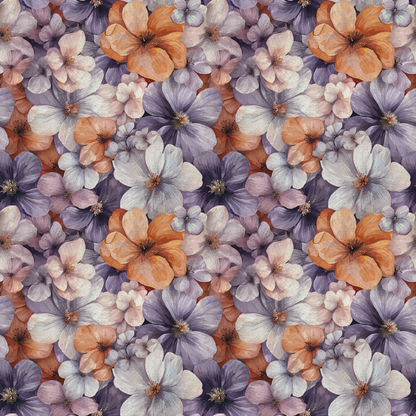 Twilight Meadow Pattern 3 Minky Fabric