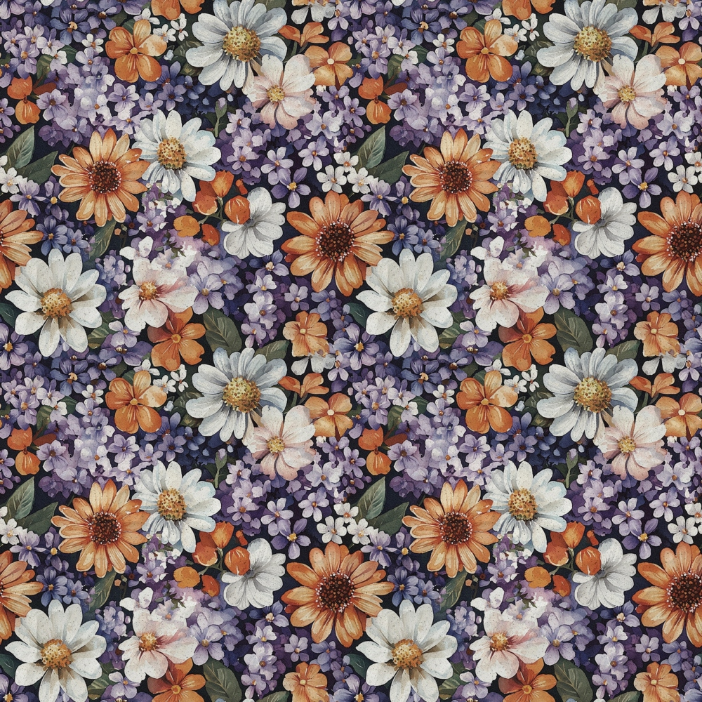 Twilight Meadow Pattern 5 Minky Fabric