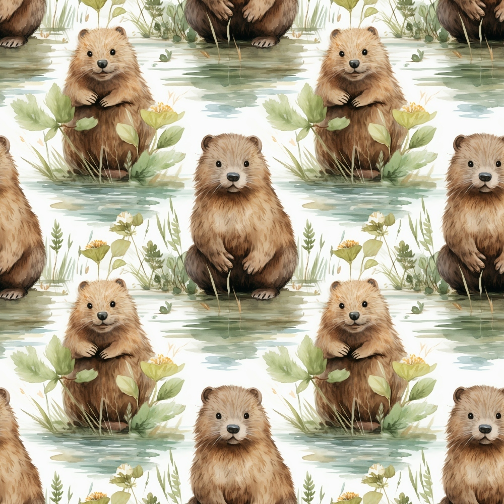 Forest Friends Pattern 12 Minky Fabric