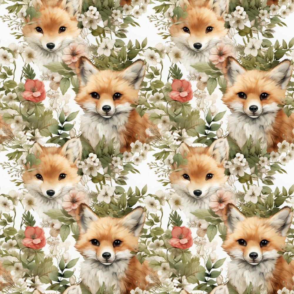 Forest Friends Pattern 3 Minky Fabric