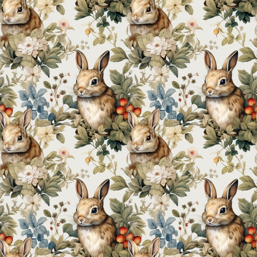 Forest Friends Pattern 4 Minky Fabric