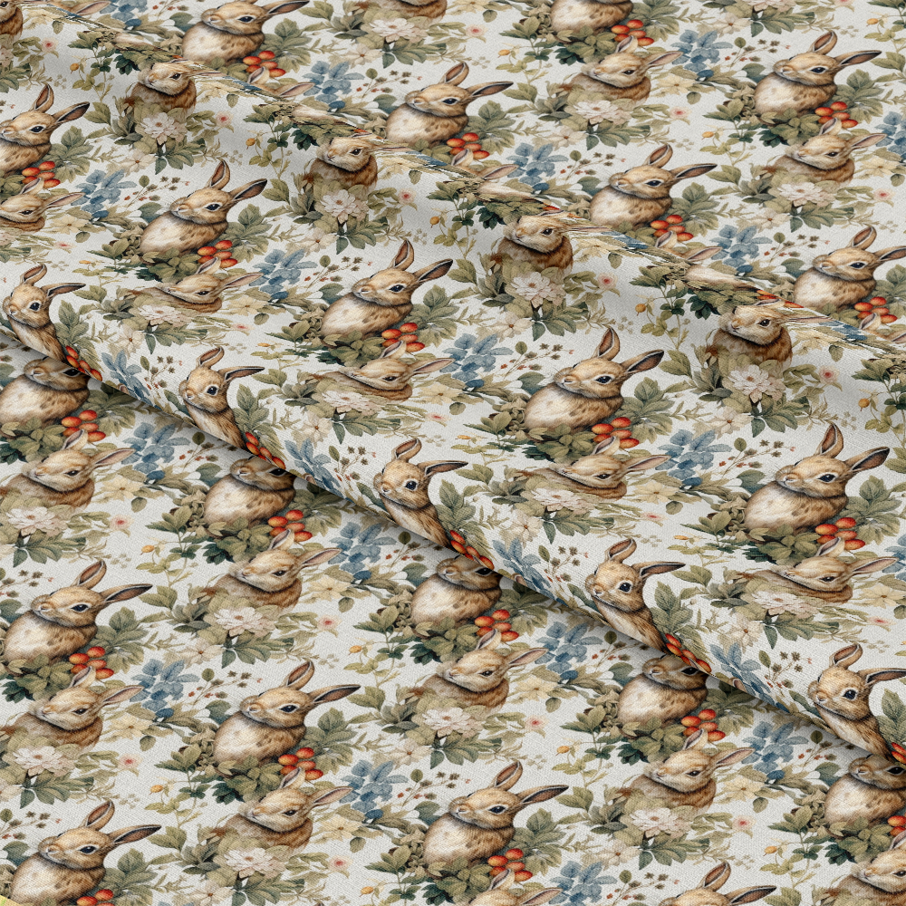 Woodland Animals Pattern 4 Quilting Cotton Fabric