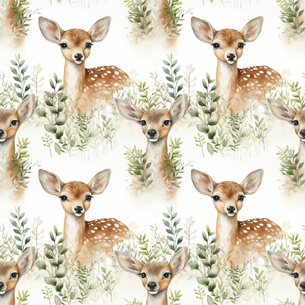 Forest Friends Pattern 5 Minky Fabric