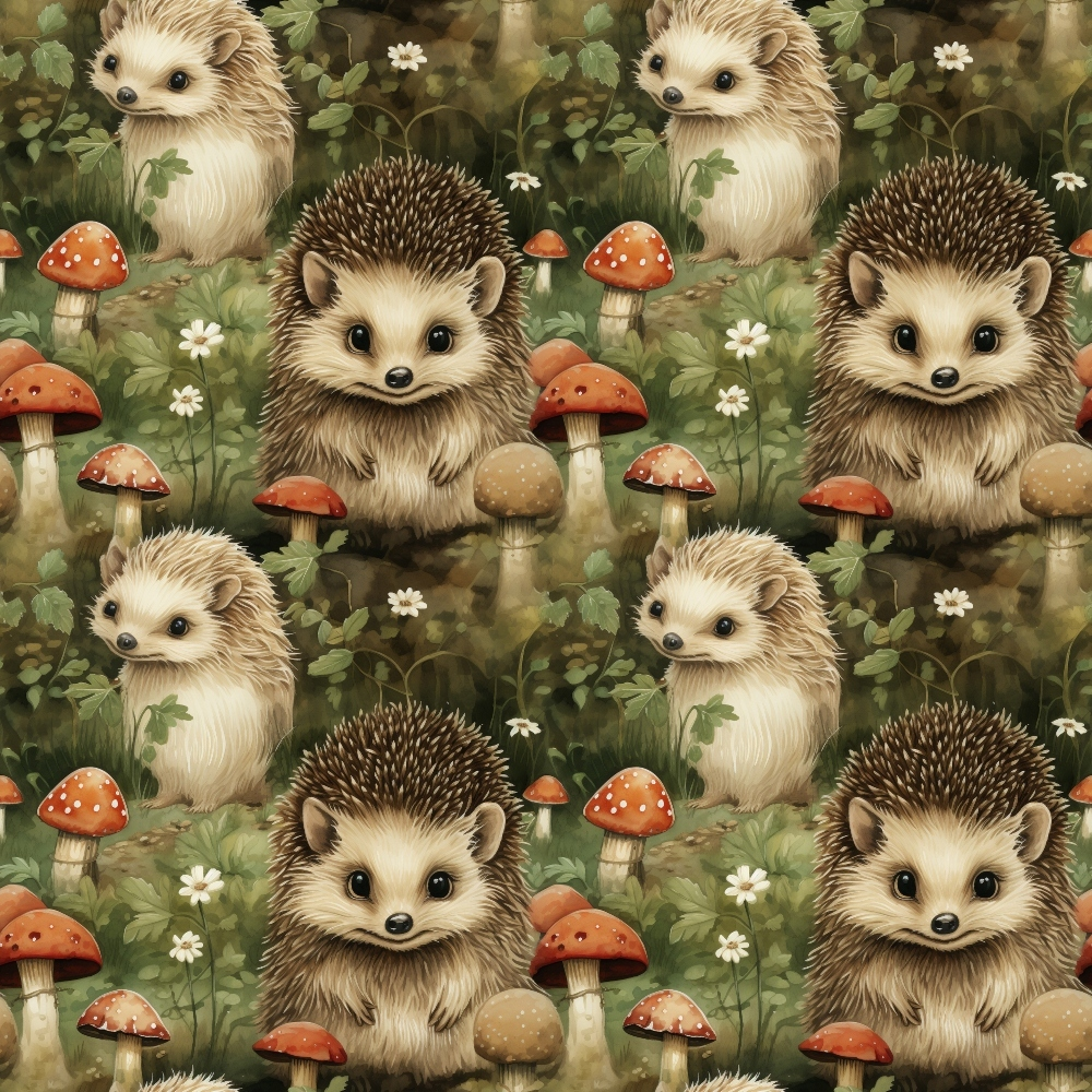 Forest Friends Pattern 8 Minky Fabric