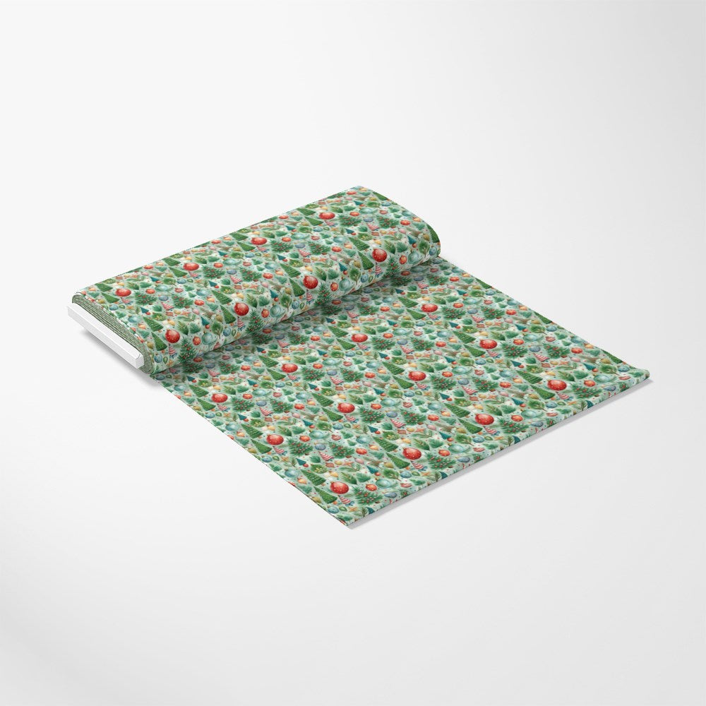 Pastel Christmas Time Pattern 5 Quilting Cotton Fabric