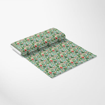 Pastel Christmas Time Pattern 5 Quilting Cotton Fabric