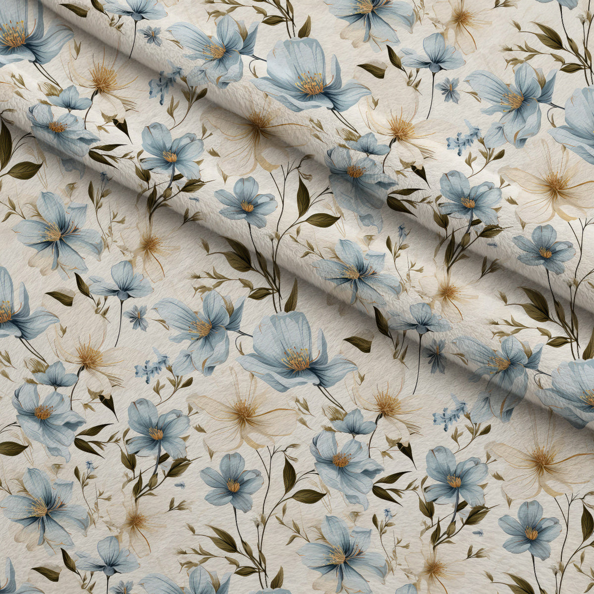 Airy Blooms Pattern 11 Minky Fabric