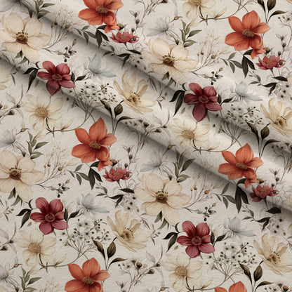 Airy Blooms Pattern 12 Minky Fabric