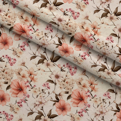 Airy Blooms Pattern 4 Minky Fabric