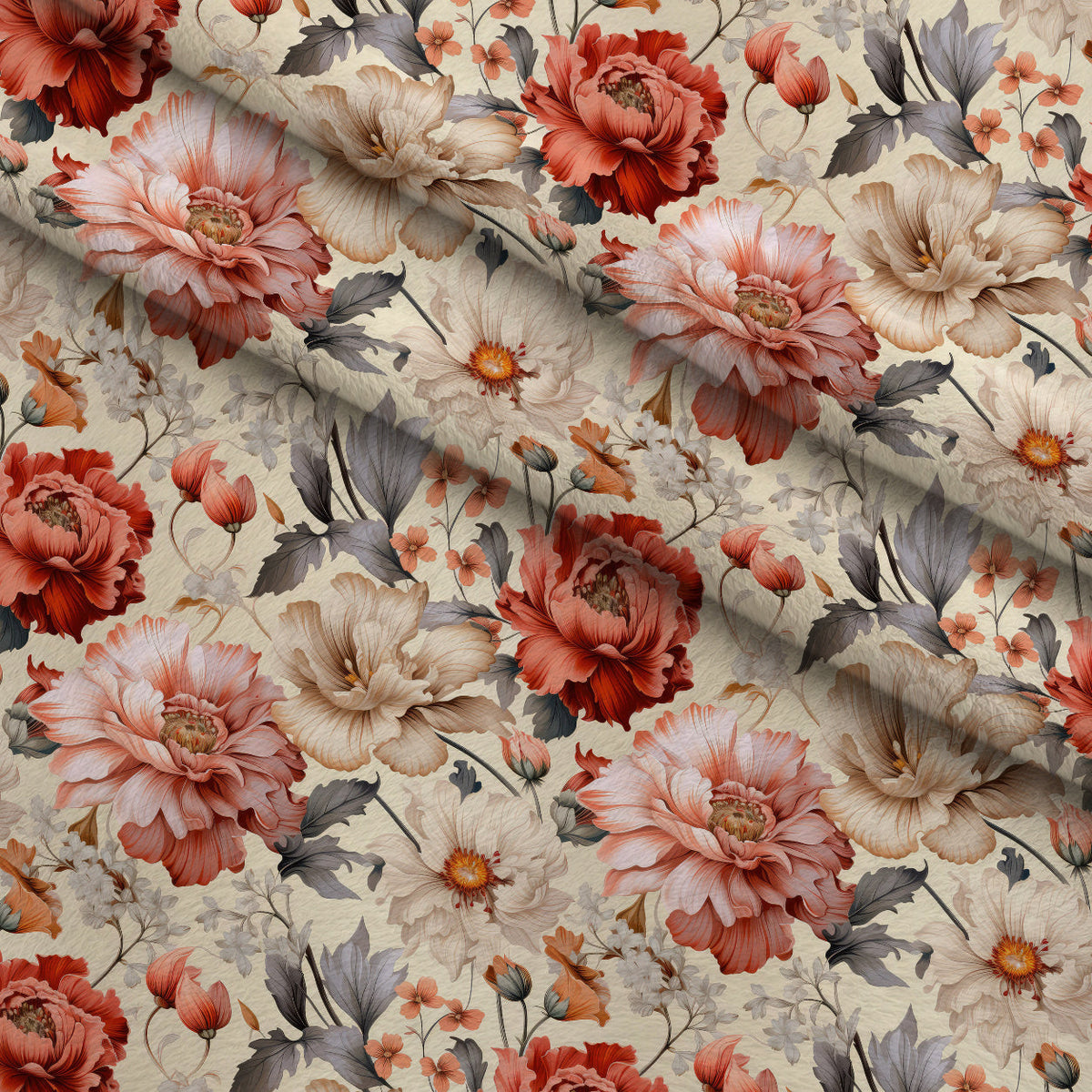 Airy Blooms Pattern 7 Minky Fabric