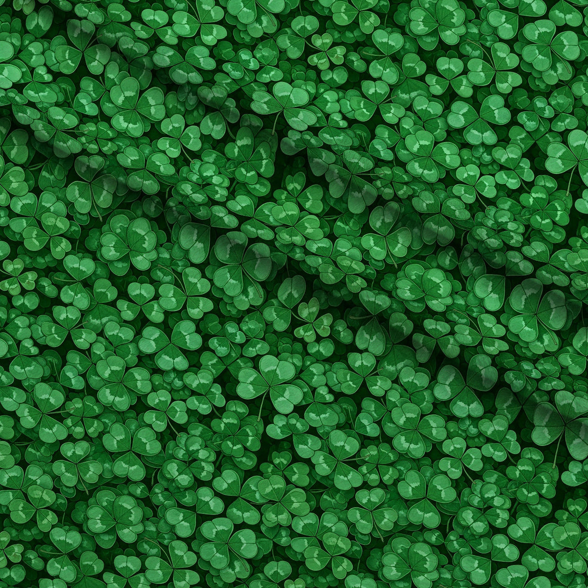 Alcohol Ink Shamrock Pattern 7 Minky Fabric
