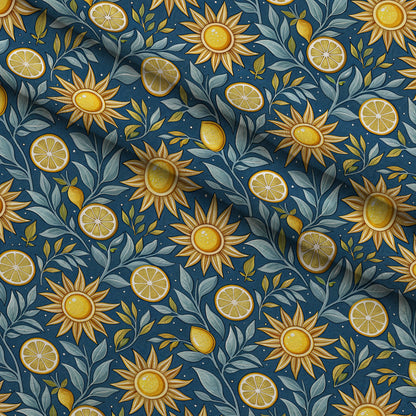 Amalfi Citrus Pattern 12 Minky Fabric