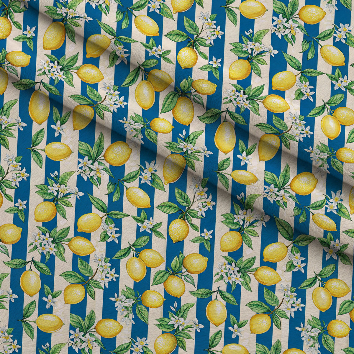 Amalfi Citrus Pattern 2 Minky Fabric