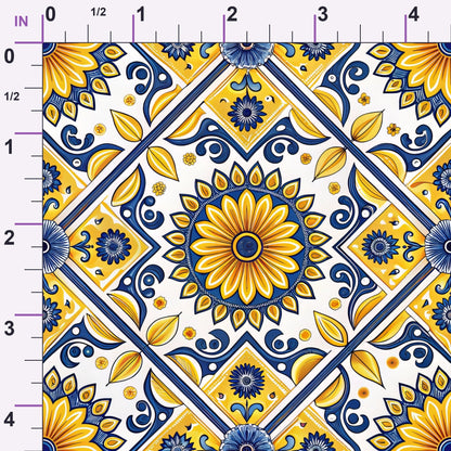 Amalfi Citrus Pattern 5 Minky Fabric