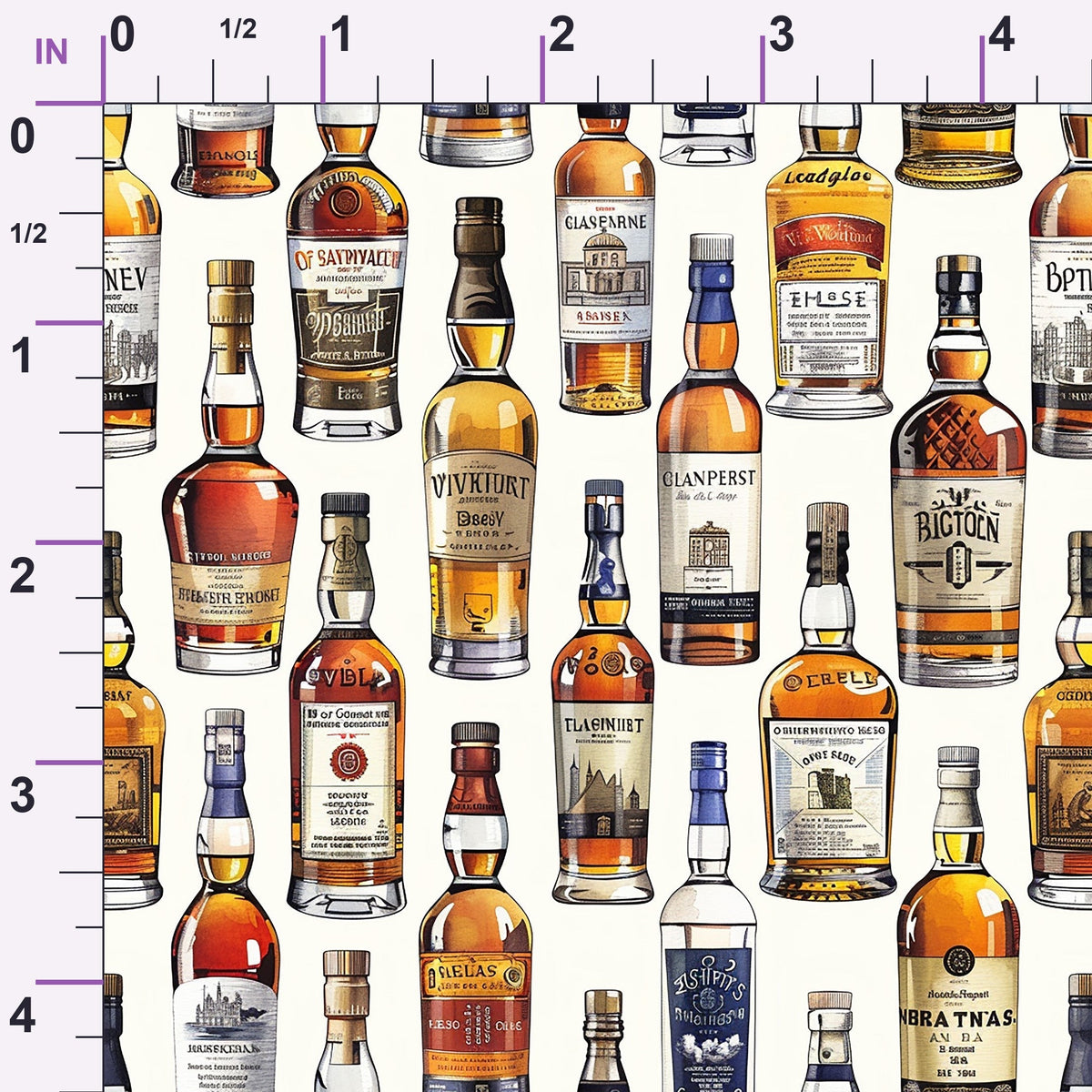 Amber Spirits Pattern 1 Minky Fabric