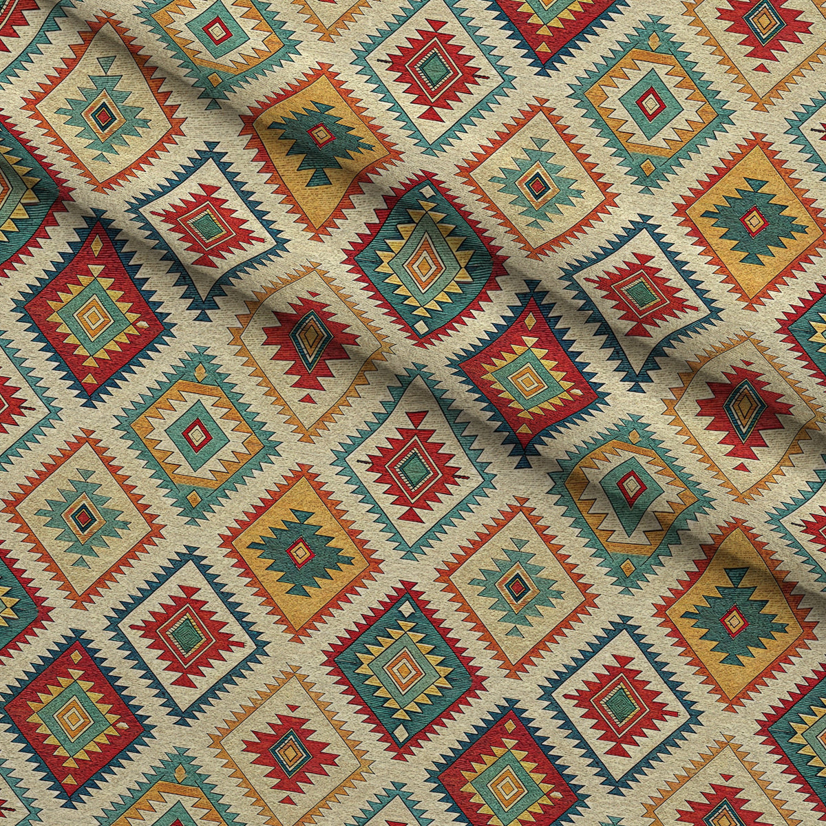 Anatolian Diamonds Pattern 1 Minky Fabric