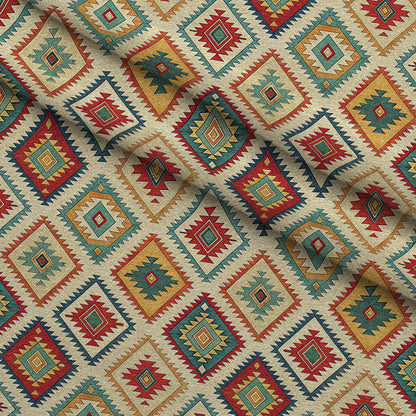 Anatolian Diamonds Pattern 1 Minky Fabric