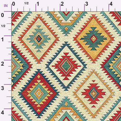 Anatolian Diamonds Pattern 1 Minky Fabric