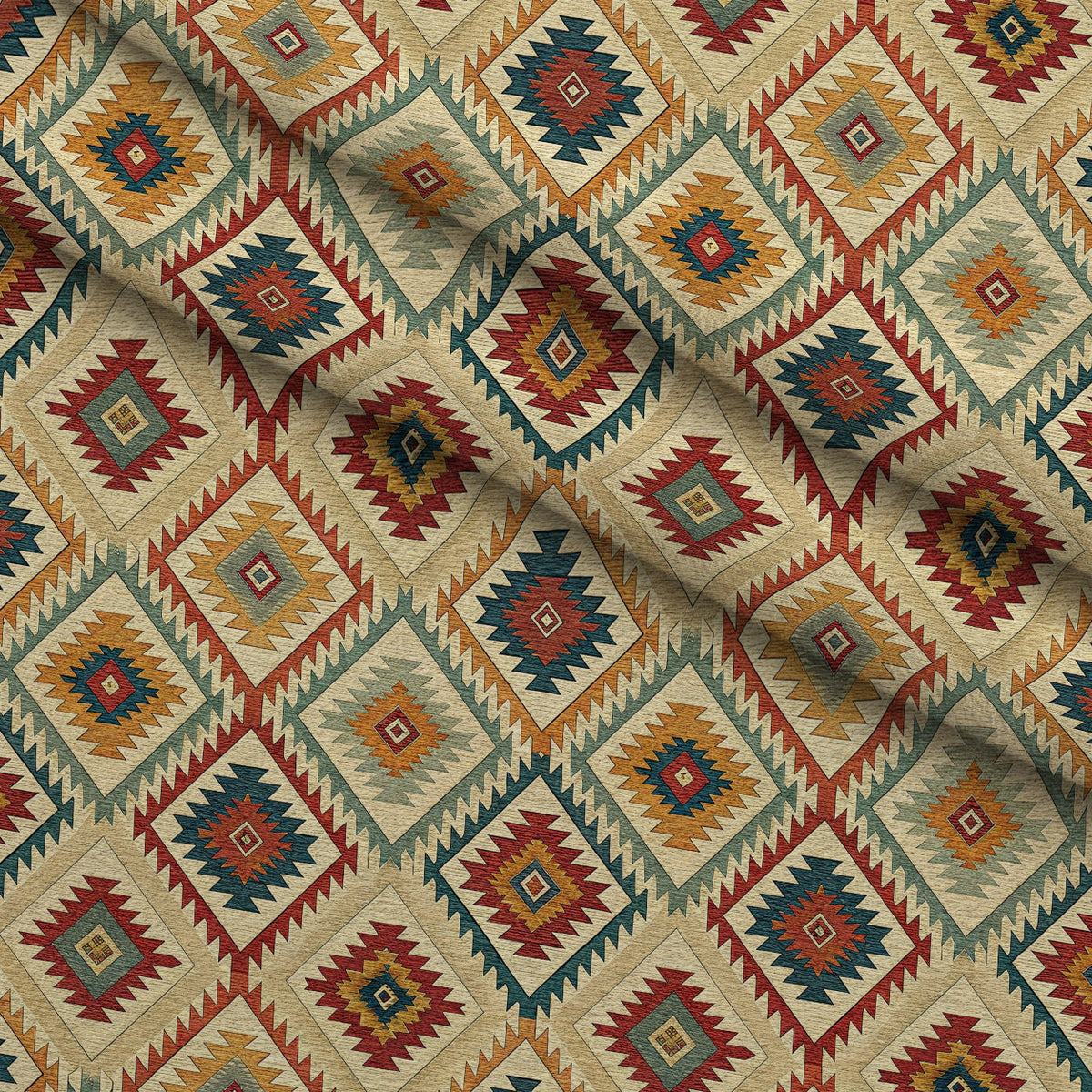 Anatolian Diamonds Pattern 10 Minky Fabric