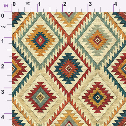 Anatolian Diamonds Pattern 10 Minky Fabric
