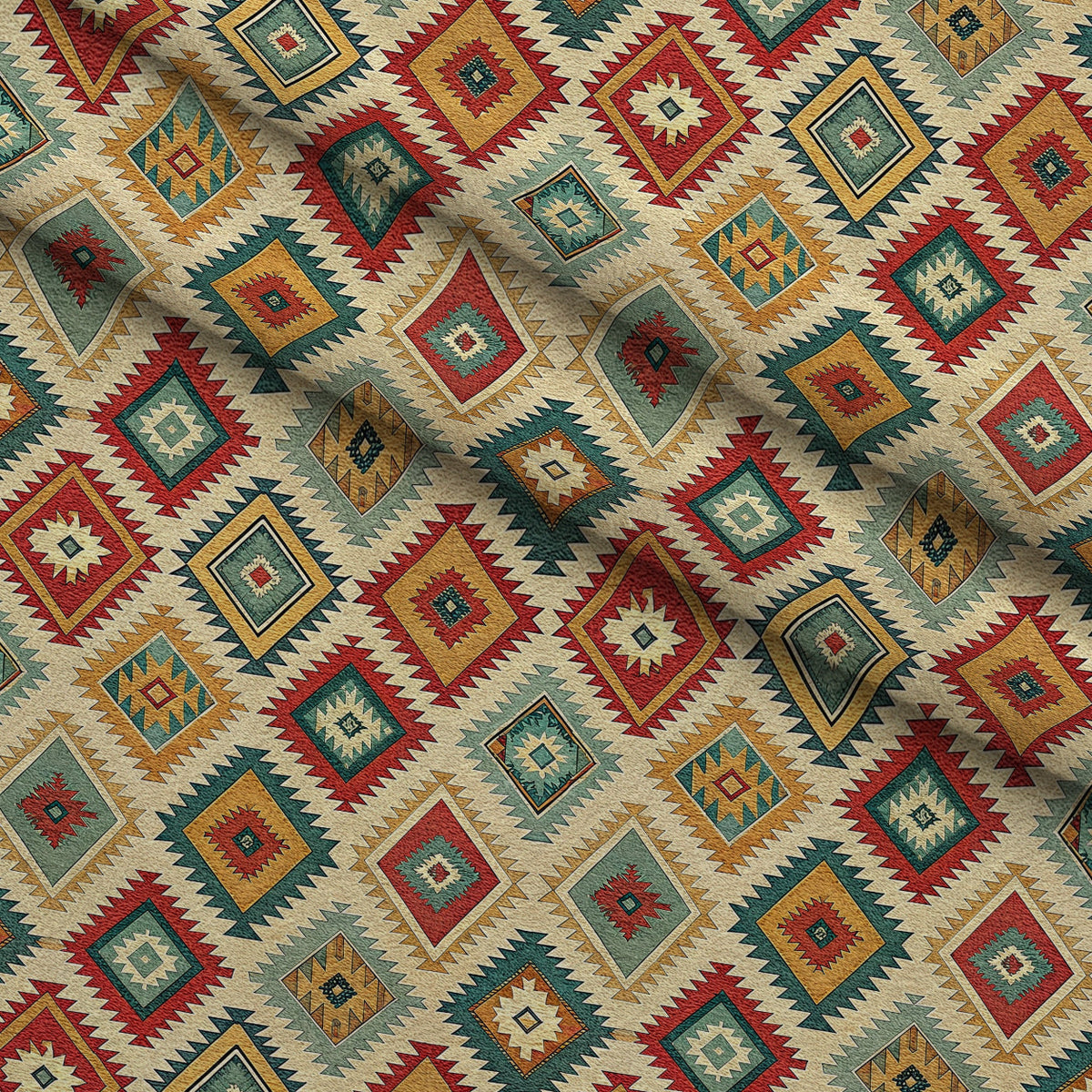 Anatolian Diamonds Pattern 3 Minky Fabric
