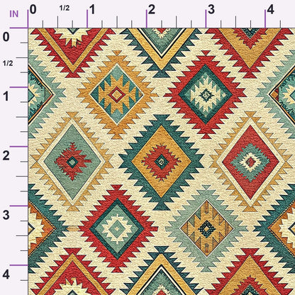 Anatolian Diamonds Pattern 3 Minky Fabric