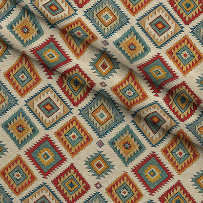 Anatolian Diamonds Pattern 5 Minky Fabric