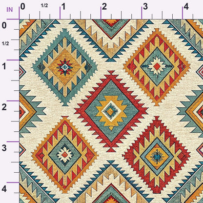 Anatolian Diamonds Pattern 5 Minky Fabric