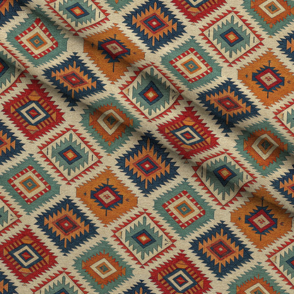 Anatolian Diamonds Pattern 6 Minky Fabric