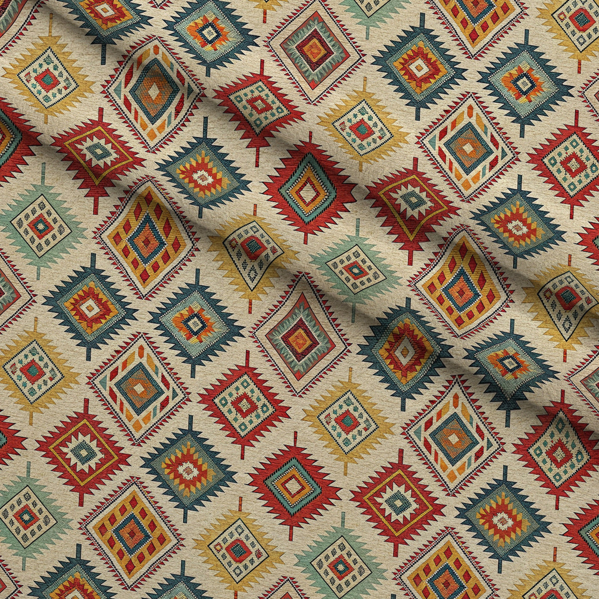 Anatolian Diamonds Pattern 7 Minky Fabric