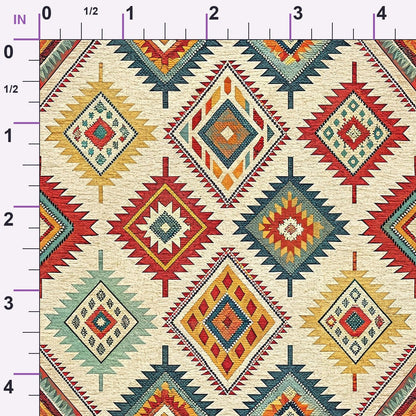 Anatolian Diamonds Pattern 7 Minky Fabric
