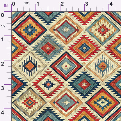 Anatolian Diamonds Pattern 9 Minky Fabric