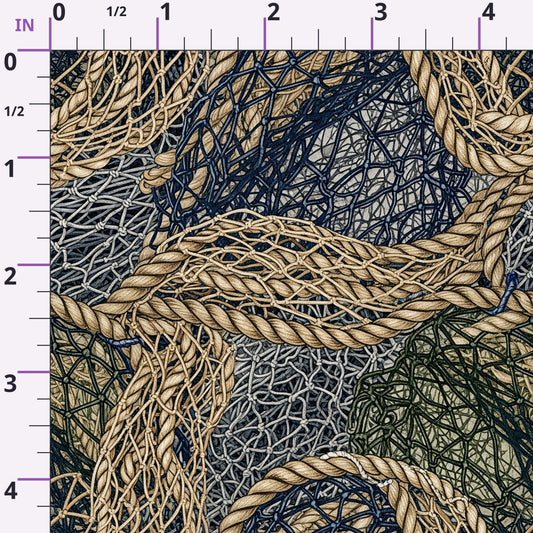 Angler's Vintage Almanac Pattern 16 Minky Fabric
