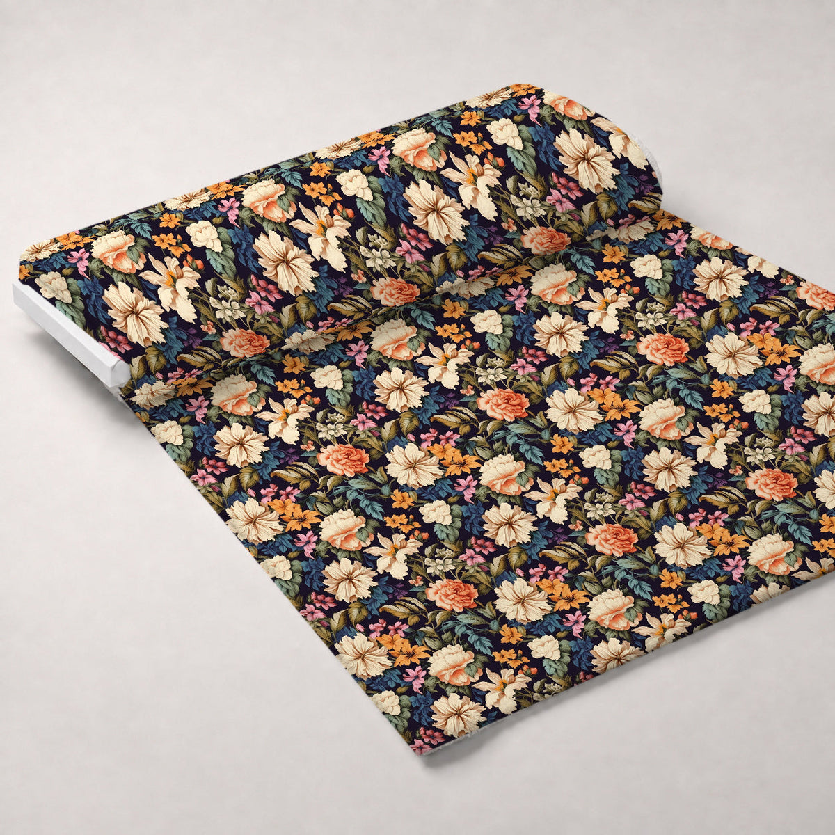 Antique Bouquet Pattern 7 Minky Fabric