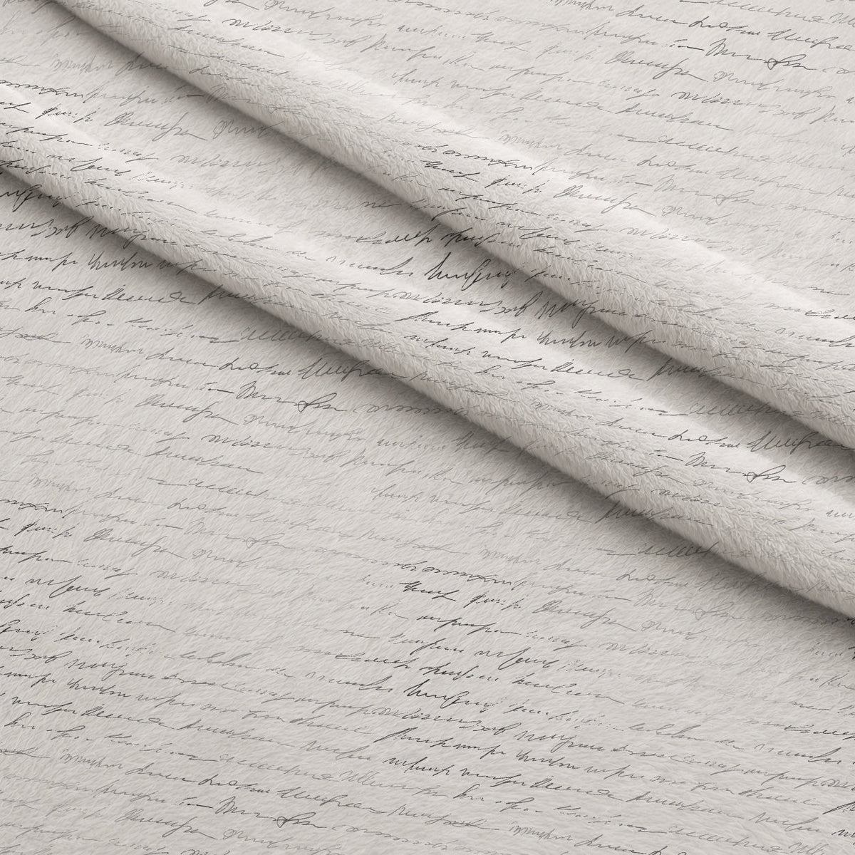 Antique Script Pattern 1 Minky Fabric