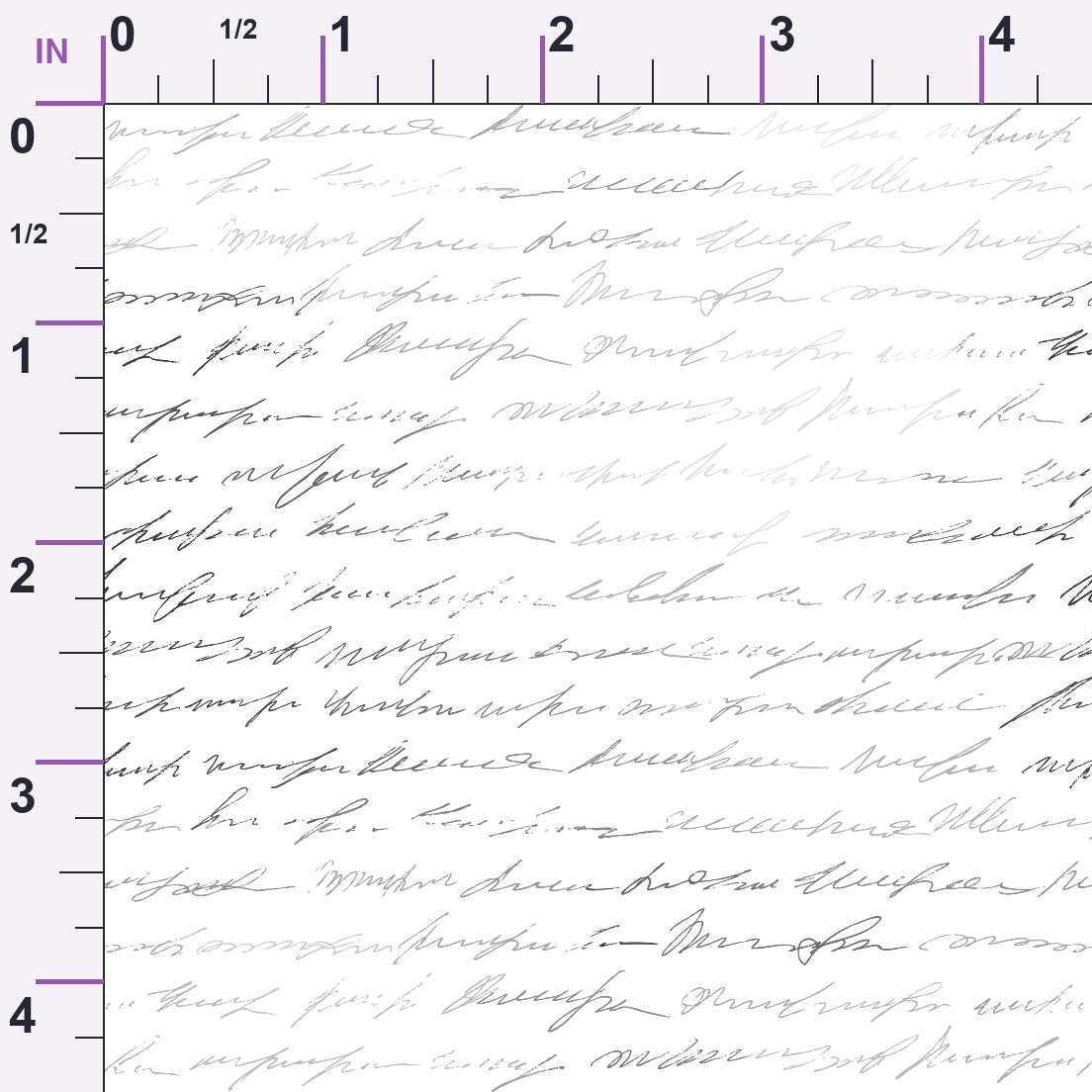 Antique Script Pattern 1 Minky Fabric
