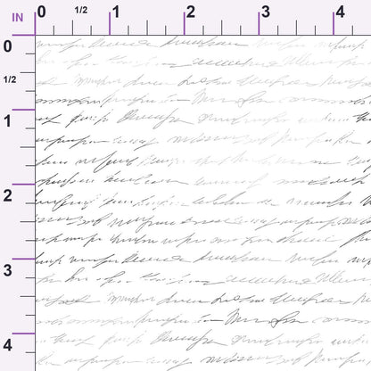 Antique Script Pattern 1 Minky Fabric