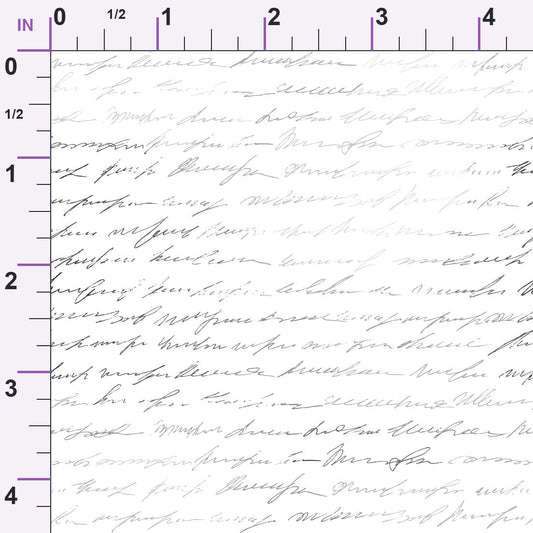 Antique Script Pattern 1 Minky Fabric