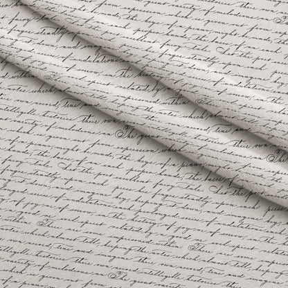 Antique Script Pattern 10 Minky Fabric