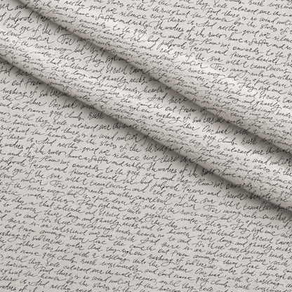 Antique Script Pattern 11 Minky Fabric