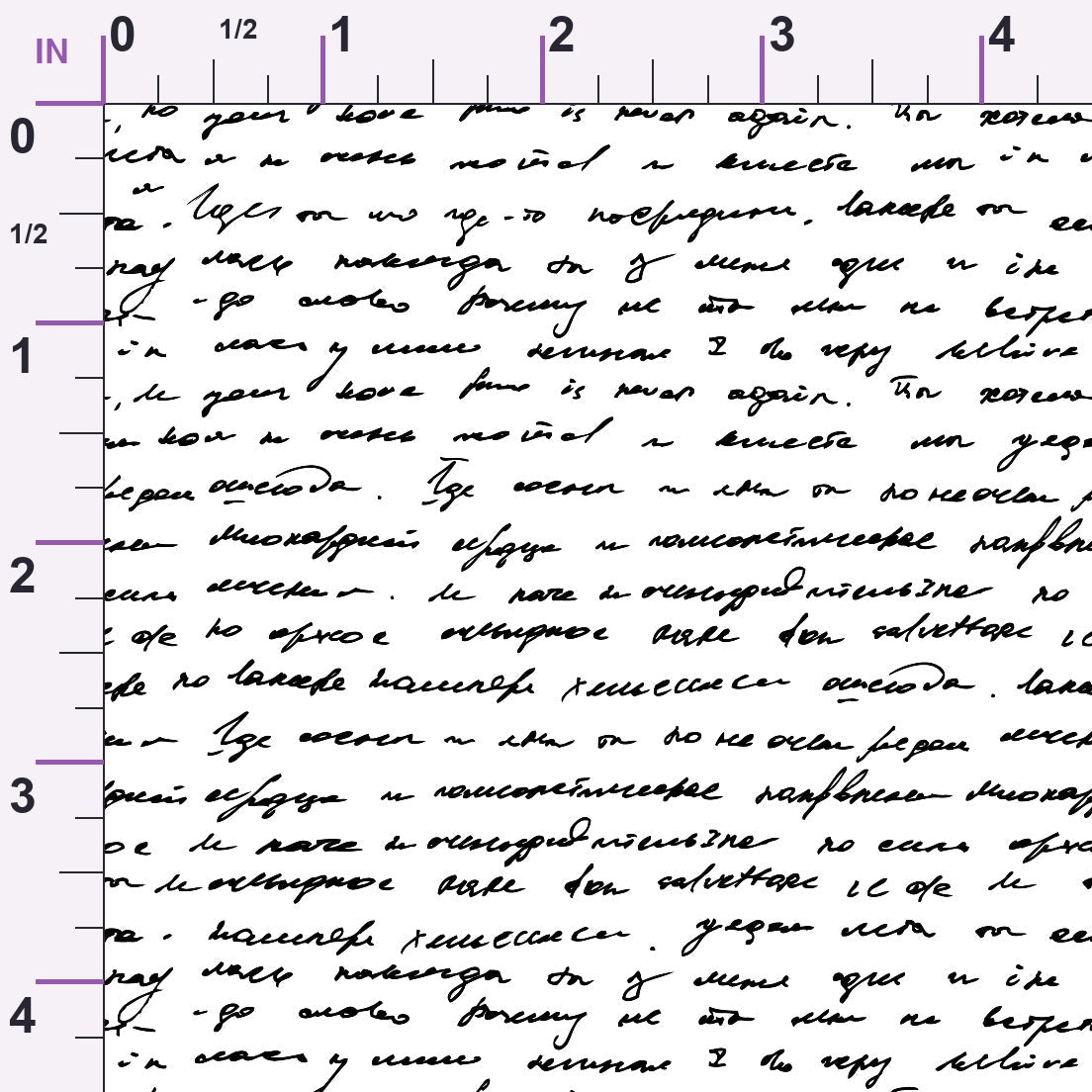 Antique Script Pattern 13 Minky Fabric