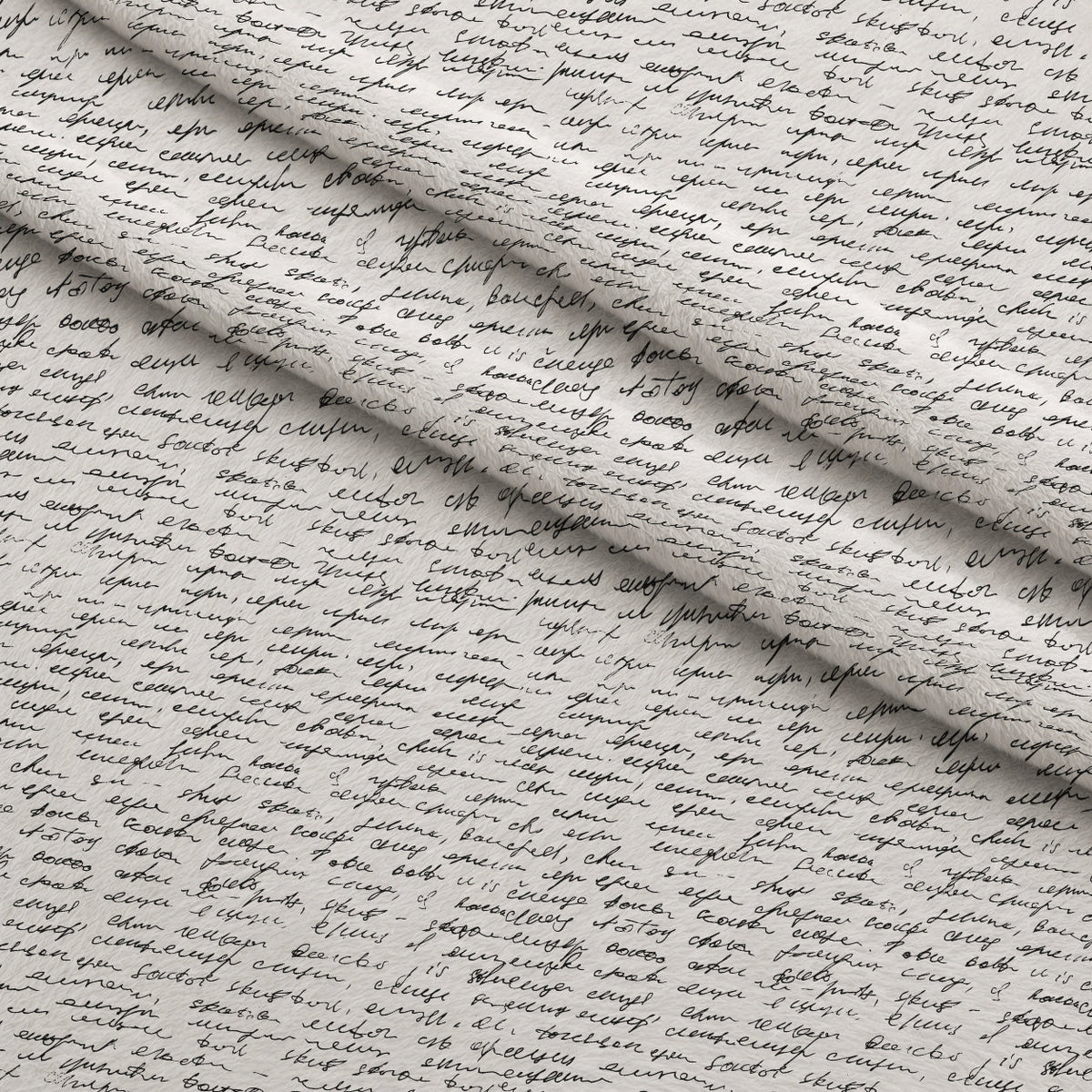 Antique Script Pattern 14 Minky Fabric