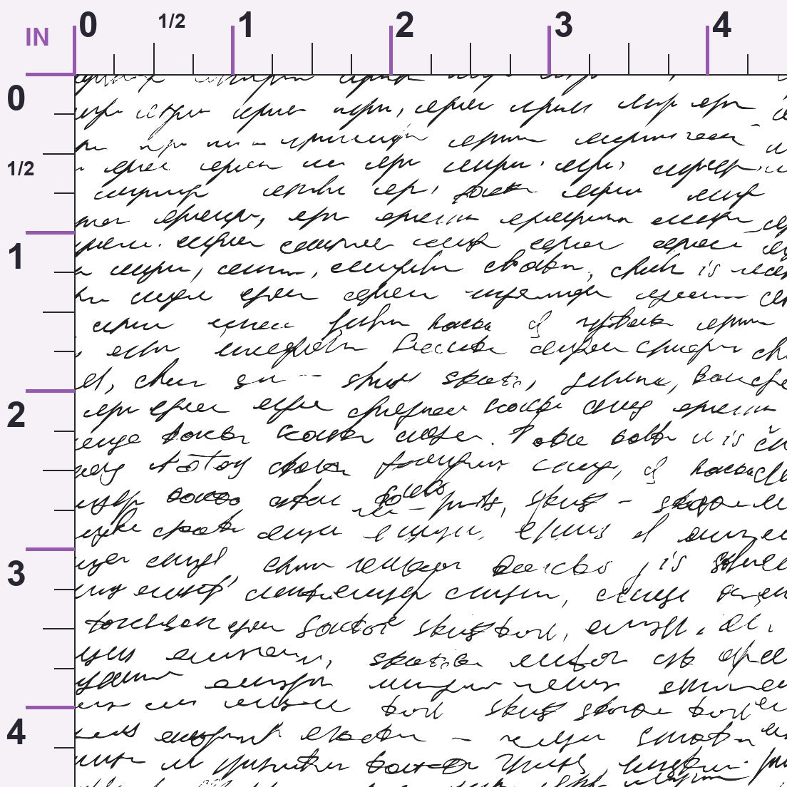 Antique Script Pattern 14 Minky Fabric