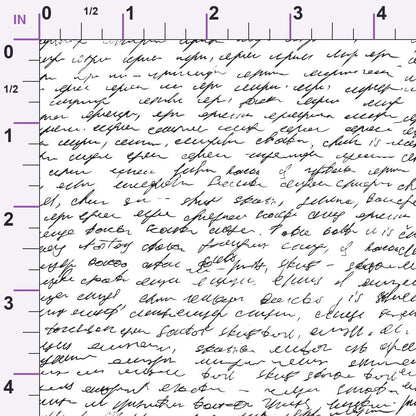 Antique Script Pattern 14 Minky Fabric